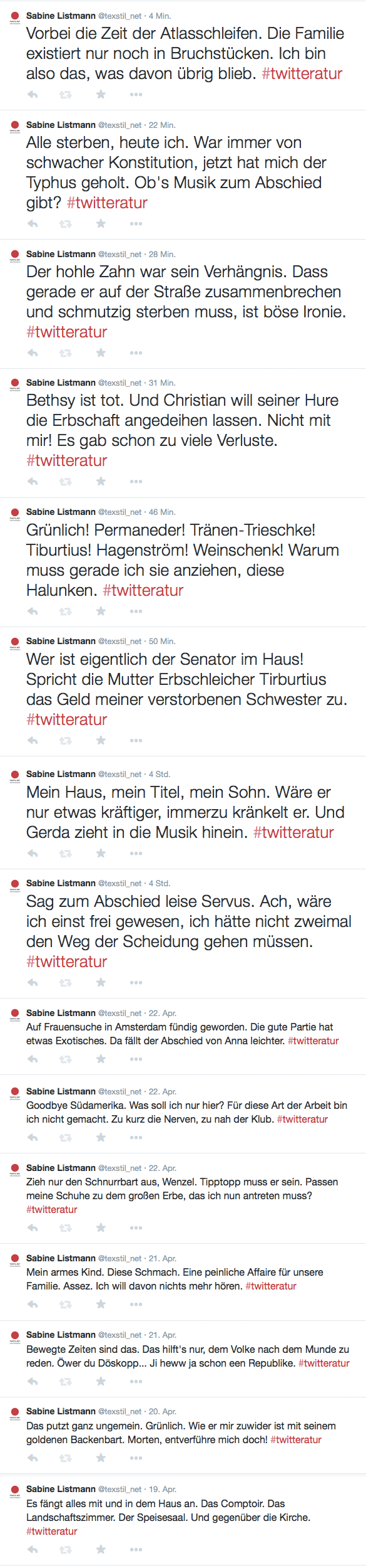 Twitteratur Buddenbrooks